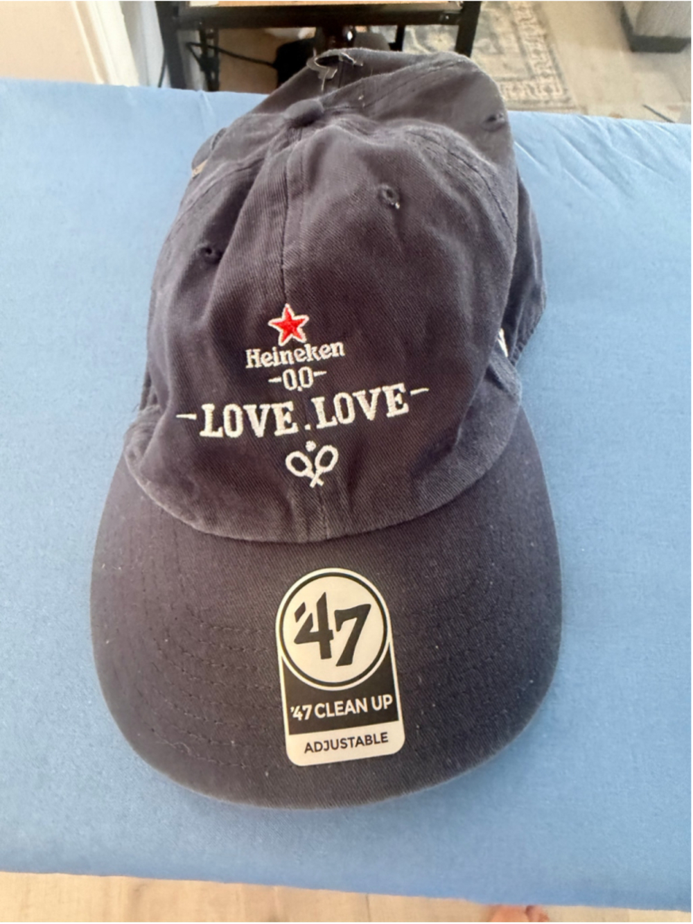 Unisex 47 Brand US Open 2025 Heineken Baseball Hat One Size Black